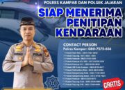 Titip Kendaraan di Kantor Polres Kampar Ini Syaratnya