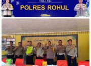 Dalam OKLK-24 Kabag Ops Polres Rohul Kunjungan Personil Pos Yan Pematang Baih, Simak Arahannya