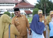 Pimpin Apel Pagi Pasca Idul Fitri 1445 H, Pj Gubernur Safrizal Beri Semangat Kerja Pada Pegawai