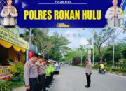 Iptu Hendra Pimpin Apel Pagi Giat KRYD Personil Pos Yan Pematang Baih Pasca OKLK-24 Polres Rohul