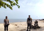 Polsek Medang Kampai Laksanakan Patroli di Pantai Wisata Sekecamatan Medang Kampai 