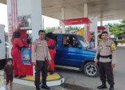 Polsek Kuantan Tengah Lakukan Patroli untuk Cegah Praktik Kecurangan di SPBU Sungai Jering