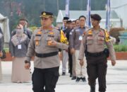 Kapolres Dumai Pimpin Gelar Pasukan Pengamanan MTQ Tingkat Provinsi Riau Ke 42