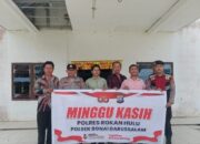 Personil Polsek Bonai Darussalam Giat Patroli di Program Minggu Kasih