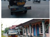 Polres Dumai Beserta Polsek Jajarannya Patroli memantau rumah kosong Yang ditinggal mudik