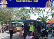 Tingkatkan PAM Ops Ketupat LK Polres Rohil Patroli dan Gatur Lalin Ditempat Wisata