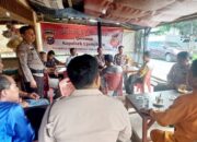 Jumat Curhat Personil Polsek Ujung Batu, Di Kedai Kopi Bg Irwan Desa Pematang Tebih, Wujudkan Kamtibmas Kondusif