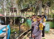 Kapolres Kampar patroli tempat Wisata Memberikan Himbuan