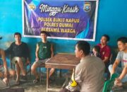 Melalui Minggu Kasih, Polsek Bukit Kapur Sampaikan Himbauan Kamtibmas