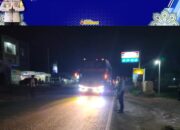 KRYD Tim Satgas Pos Pam Lebaran 2024 Balam KM 8 Polres Rohil, Gatur Lalin arus Balik