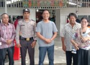 Gelar Program Minggu Kasih, Sat Narkoba Polres Kuansing Kunjungi Jemaat Gereja Katolik Santo Antonius Padua
