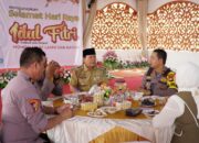 Wujudkan Keamanan, Wakapolres Rohul, PJU dan Kapolsek Jajaran Giat Open House Dengan Bupati H Sukiman