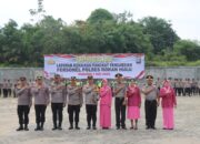 Periode 1 Mei 2024, Kapolres Rohul Jadi Inspektur Upacara Kenaikan Pangkat PS Kabag Log Dan Kasubbag Faskon Bag Log