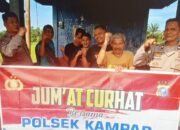 Polsek Kampar Laksanakan Jum’at Curhat Untuk Dengarkan Kegelisahan Masyarakat