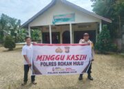 Rutin Gelar Program Minggu Kasih Wujudkan Rasa Aman Bagi Jema’at Gereja GPI Kumu Baru