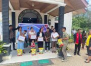 Sat Reskrim Polres Kuansing Gelar Minggu Kasih di Gereja GBI KNCC Teluk Kuantan
