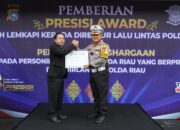 DIRLANTAS POLDA RIAU RAIH PRESISI AWARD DARI LEMKAPI