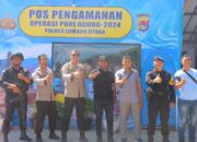 Imbangi Pengamanan WWF di Bali, Kapolres Lombok Utara Tinjau Pengamanan di Pelabuhan Bangsal