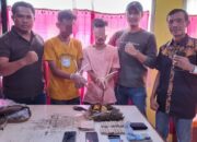 Dua Pelaku Narkoba Ganja Kering Ditangkap di Rumah Kontrakkan di Kelurahan Lipat Kain
