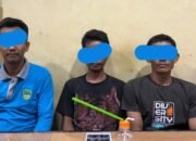 Lagi Asyik Pesta Narkoba, Tiga Pria di Rohul Digulung Polisi