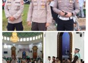 Polres Kuansing Lakukan Pengamanan Pelepasan Keberangkatan Calon Jemaah Haji Kabupaten Kuansing 2024