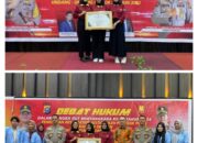 Universitas Riau Sabet Juara Lomba Debat Hukum Restorative Justice di HUT Bhayangkara ke-78