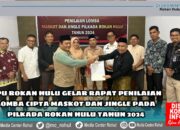 KPU Rohul Gelar Rapat Penilaian Hasil Sayembara Maskot dan Jingle Pilkada Tahun 2024