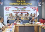 Polres Kuansing Gelar Operasional dan Analisis Evaluasi Bulan Mei 2024