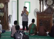Giat Sholat Jumat Keliling Di Mesjid Raya Al-Itihad Desa Bangun Jaya, Kapolres Rohul Masyarakat Ciptakan Kamtibma