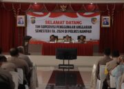 Supervisi Penggunaan Anggaran Semester 1 T.A 2024 oleh Ro Rena Polda Riau di Polres Kampar