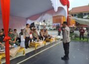 Kapolresta Pekanbaru Kombes Jeki Pimpin Apel Bakti Religi HUT Bhayangkara ke-78