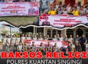 Sambut Hari Bhayangkara Ke-78, Polres Kuansing Gelar Bakti Sosial Religi