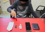 Penangkapan Pengedar Narkotika Jenis Shabu di Desa Sungai Jering oleh Sat Res Narkoba Polres Kuansing