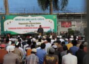 Penuh Khidmat Lapas Pekanbaru Gelar Sholat Idul Adha 1445 H dan Pemotongan Hewan Kurban 