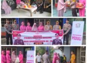 Polres Kuansing Salurkan Bansos Kepada Purnawirawan dan Warakauri dalam Rangka Hari Bhayangkara Ke-78