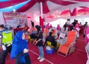 Menyambut HUT Bhayangkara ke-78, Kapolresta Pekanbaru Tinjau Bakti Kesehatan Donor Darah