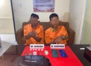 Inisial IR dan RE di Ringkus Satnarkoba Polres Kampar 