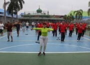 aga Kebugaran dan Kesehatan Tubuh, WBP Lapas Pekanbaru Rutin Ikuti Senam