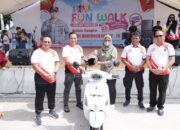 Ribuan Masyarakat Ikuti Jalan Santai Yang Diadakan Polres Siak Sempena Menyambut Hari Bhayangkara Ke 78