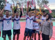 Penutupan Turnamen Volly Ball Dalam Rangka Menyambut Hari Ulang Tahun Bhayangkara Ke 78 Tingkat SMU / MA Sederajat Se Tapung