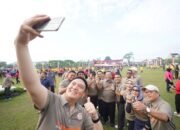 Gelar Olahraga Bersama TNI-Polri dan Pemerintah Prov. Riau, Kapolda Bagikan Ratusan Doorprize