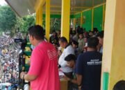 Polres Kuansing Gelar Apel Pengamanan Festival Pacu Jalur Kecamatan Gunung Toar Tahun 2024 Hari Pertama