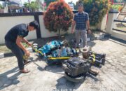 Gercap, Polsek Tapung Tangkap 3 Mesin Penambangan Ilegal di Desa Petapahan