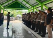 Polres Kuansing Gelar Apel Pengamanan Festival Pacu Jalur Kecamatan Gunung Toar Tahun 2024 Hari Ketiga (Final)
