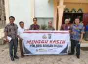 Ratusan Jema’at Gereja HKBP Pasir Pengaraian Giat Minggu Kasih Dengan Kabag SDM Polres Rohul