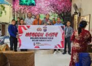 AKP Yohanes Tindaon Pimpin Giat Minggu Kasih Personil Polsek Rokan IV Koto