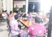Giat Jumat Curhat Bersama Personil Polsek Ujung Batu, Guna Mewujudkan Situasi Kamtibmas Kondusif