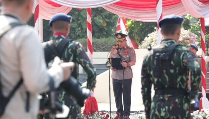 Kapolri Pimpin Upacara Hari Juang Polri di Surabaya