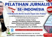 Pekanbaru Jurnalistik Center Kembali Laksanakan Pelatihan Jurnalistik Online se-Indonesia 