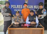 Personil Polsek Kunto Darussalam Ciduk Tersangka Kasus Sabu Di Kelurahan Kota Lama